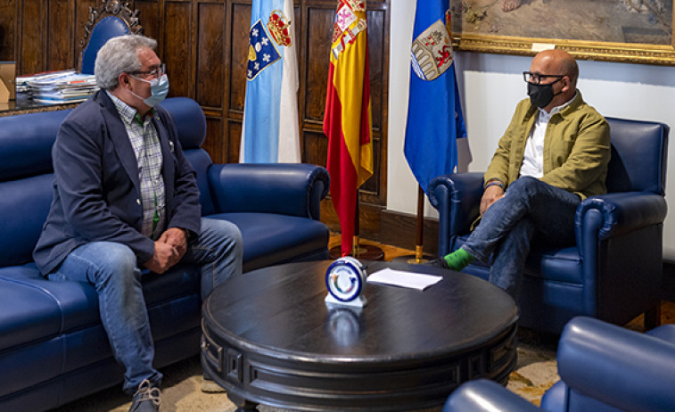 O alcalde de Vilar de Santos reúnese co presidente da Deputación provincial de Ourense