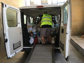 O CDR O Viso recaudou 1000 quilos de alimentos e produtos de hixiene na gala solidaria de Fusión Fitness