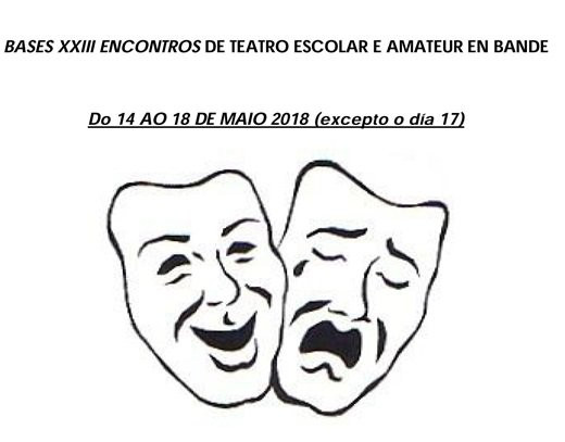 Chega o XXIII Encontro de teatro escolar e afeccionado en Bande