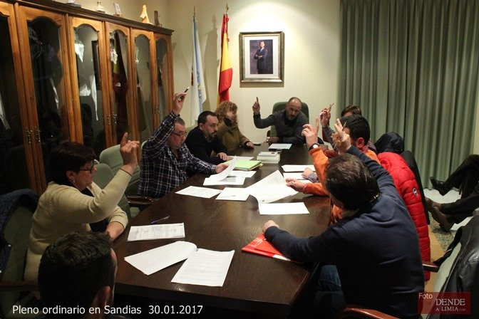 Pleno de trámite en Sandiás
