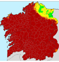 A Limia está en risco alto de incendio forestal