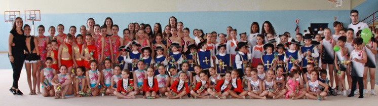 O clube de ximnasia ED de Xinzo pecha a tempada cunha exhibición de exercicios