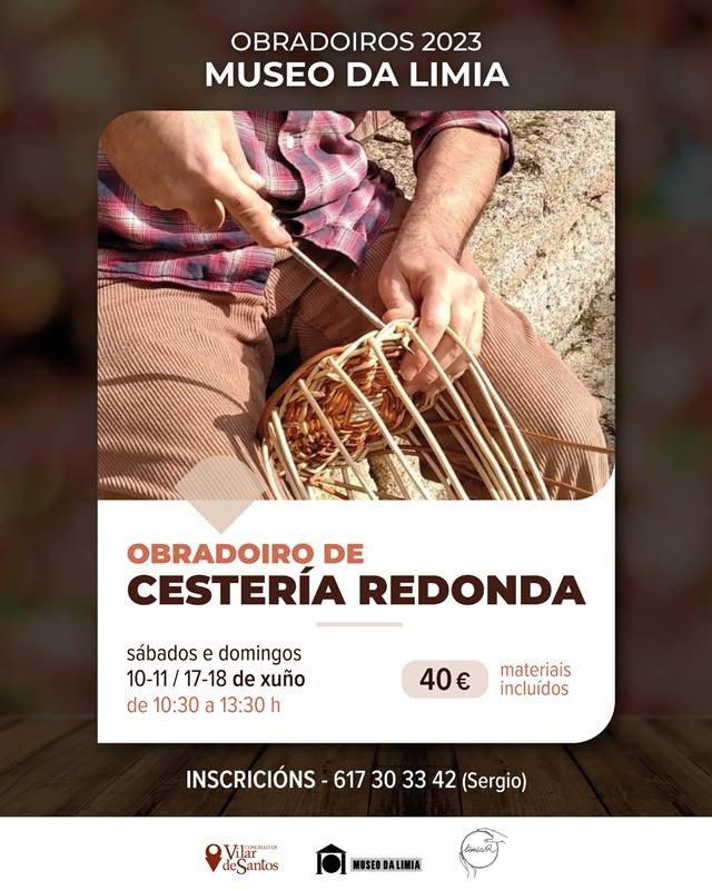 Volve o curso de cestería ao Museo Etnográfico da Limia