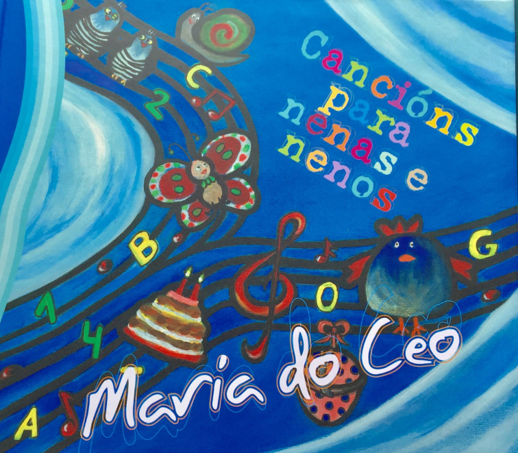 María do Ceo canta en Xinzo aos nenos e nenas