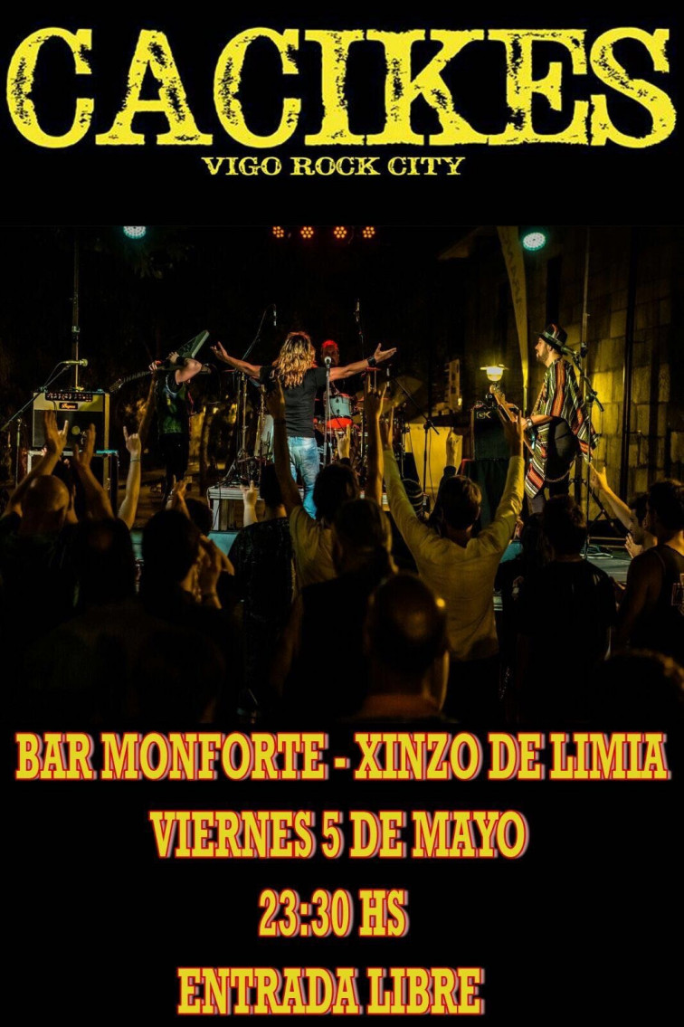 O Bar Monforte organiza un concerto de rock de balde este venres