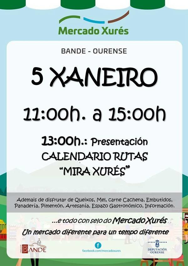 Presentación  do calendario de rutas “MIRA XURÉS”