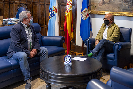O alcalde de Vilar de Santos reúnese co presidente da Deputación provincial de Ourense