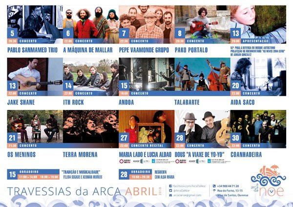 Un mes repleto na Arca da Noe