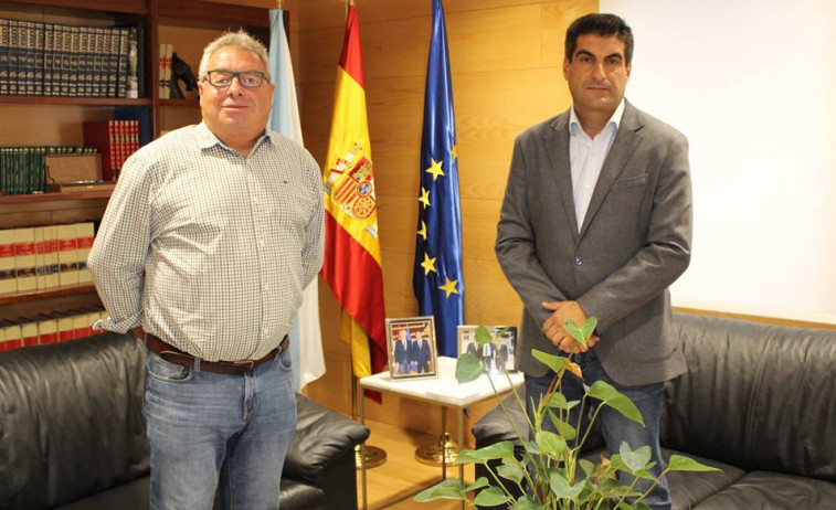 O alcalde de Vilar de Santos visita ao Delegado da Xunta en Ourense