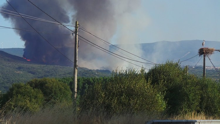 Detido un veciño de Blancos acusado de incendiario