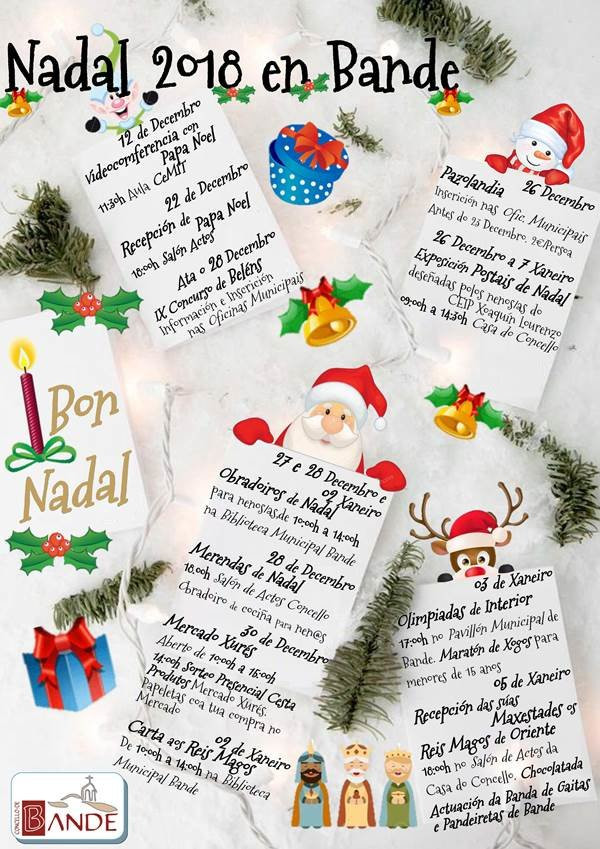 O concello de Bande, on en marcha o Nadal 2018