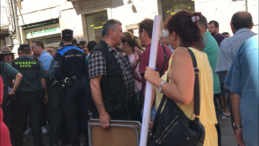 Forte discusión entre Gandeiros  e Auga Limpa Xa