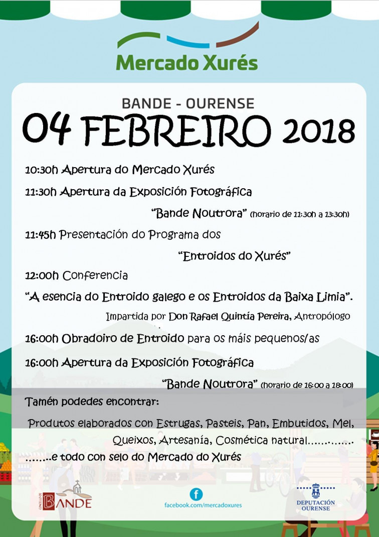 Mañá domingo volta a abrir o Mercado do Xurés con obradoiros e exposicións