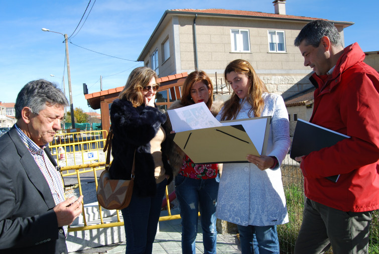 A Xunta mellora a seguridade viaria e peonil coa renovación das beirarrúas na travesía de Baltar