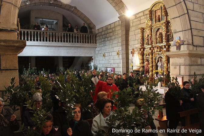 Rairiz de Veiga tamén celebrou o domingo de Ramos