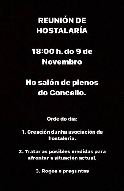 Dis que din que en ProLimia, solo ai unha persoa pertencente a hostalaría de Xinzo, que non representa a ao sector
