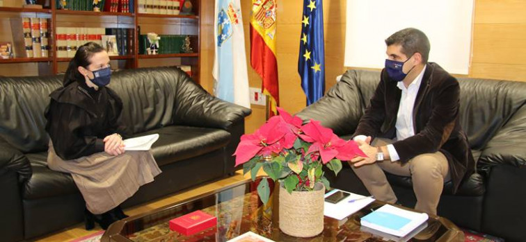 Sandra Quintas, alcaldesa de Bande reuniuse co Delegado da Xunta