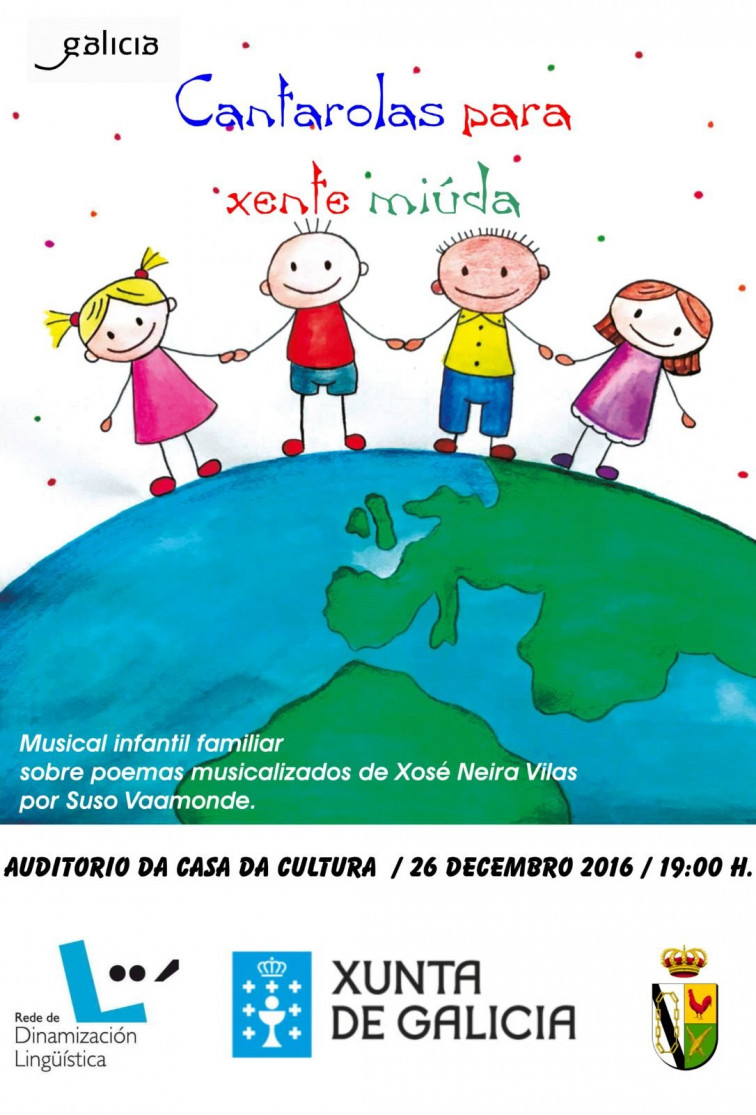 Cantarolas para xente miúda con Suso Vaamonde no Auditorio de Xinzo