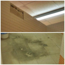 Os usuarios da piscina municipal exterior de Xinzo quéixanse do mal estado das instalacións