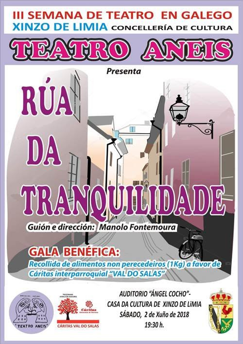 Teatro “solidario” este sábado en Xinzo
