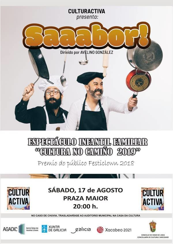 Espectáculo infantil na praza Maior