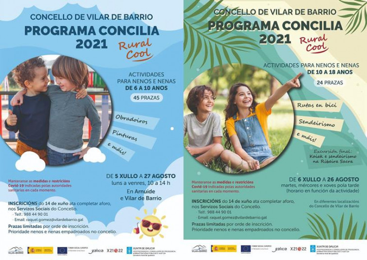 Vilar de Barrio pon en marcha  DOUS programas CONCILIA
