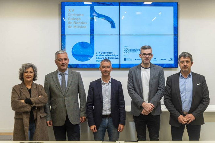 A Deputación colabora coa celebración en Celanova do XV Certame Galego de Bandas de Música