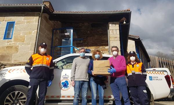 Couso Rural colabora con P.Civil  e Servizos Sociais de Sarreaus