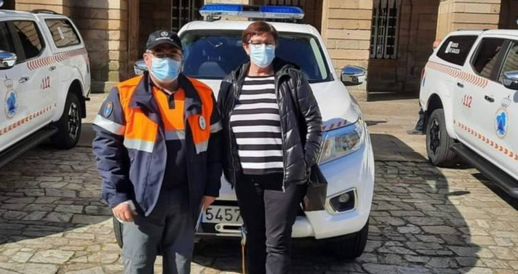 Protección Civil de Sandiás conta cun novo vehículo Pick-Up