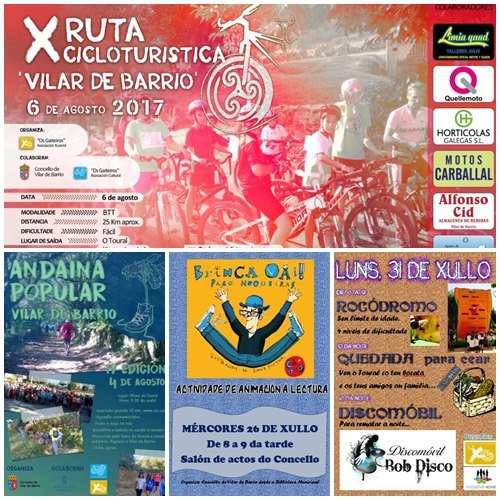 VILAR DE BARRIO ENCHESE DE ACTIVIDADE