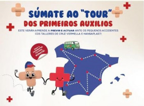 Cruz Vermella de Xinzo celebra o Día Mundial dos Primeiros Auxilios cunha carpa informativa