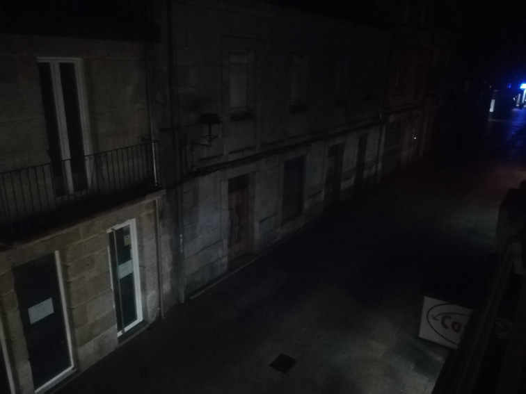 A Rúa S.Roque outra vez a escuras