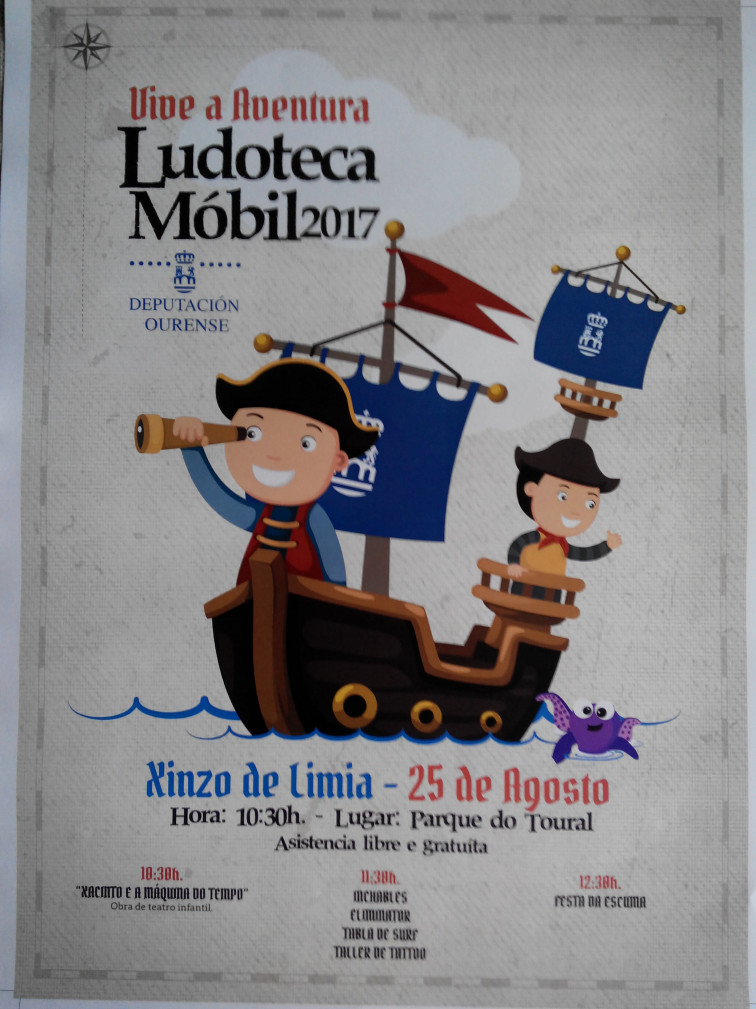 A Ludoteca Móbil volve a Xinzo de Limia este venres