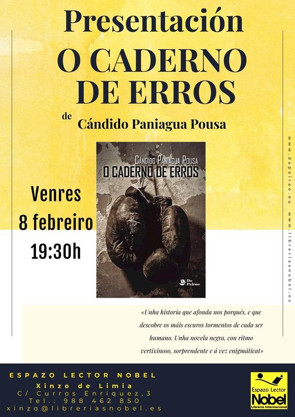 O limián Cándido Paniagua Pousa presenta o seu último libro en Xinzo