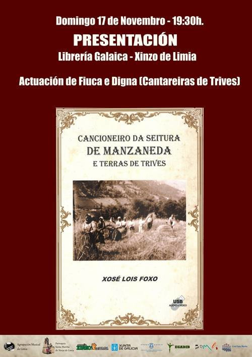 A librería Galaica será sede da presentación dun cancioneiro