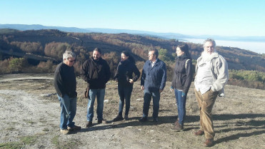 Deputadas do BNG visitaron Baños de Molgas para avaliar os danos causados polos lumes