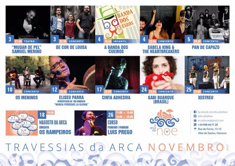 A  Arca de Noe trae flamenco a Vilar de Santos