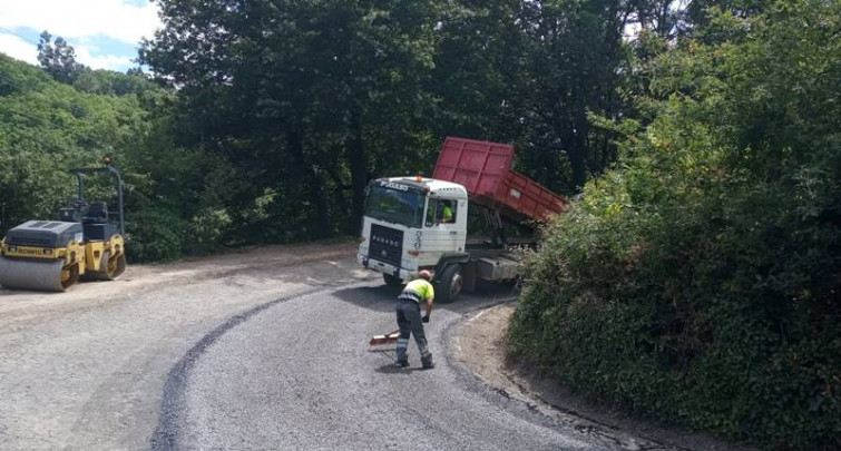 A Xunta inicia as obras de mellora do firme na estrada ou-161, nos concellos de lobios e de Lobeira