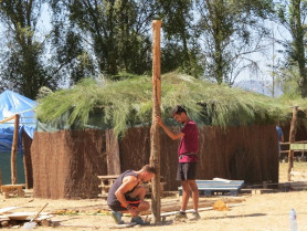 Castrexos e romanos ultiman os traballos no campamento do Esquecemento