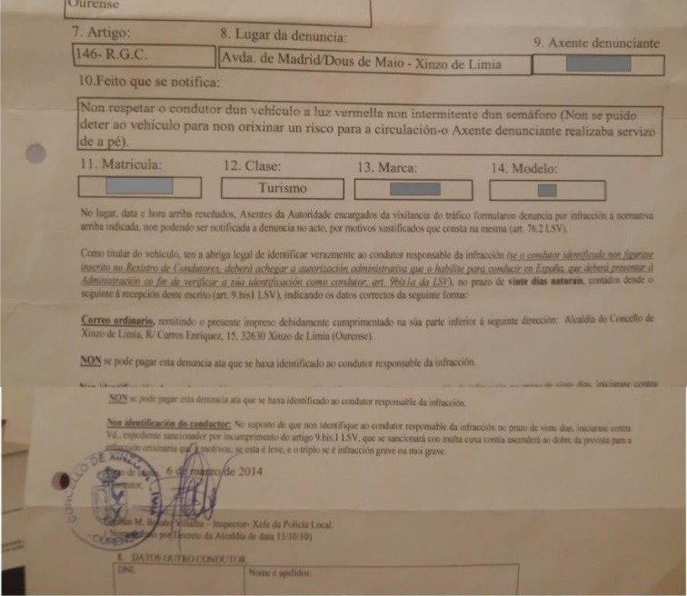 Parabéns á Policía de Xinzo