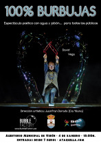 O Auditorio de Verín acolle en xaneiro o espectáculo familiar de pompas de xabón 