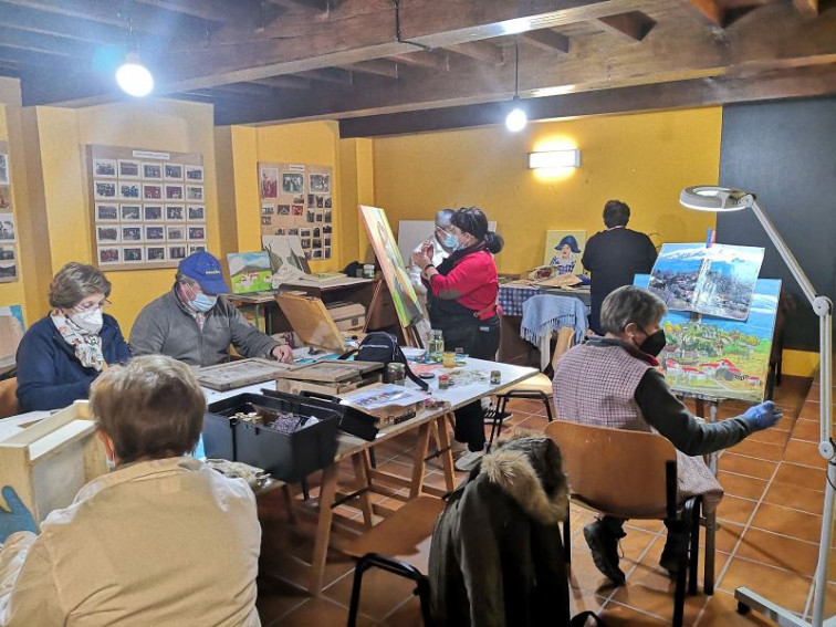 A arte das veciñas e veciños de Sandiás mostrarase na Casa de Cultura