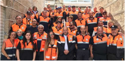 Protección Civil de Xinzo pechou o ano con máis de 250 intervencións en emerxencias, operativos ou eventos