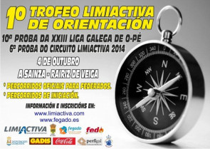 A Asociación Deportiva Limiactiva organiza por primeira vez unha proba de Liga Galega de Orientación na modalidade de O-Pé