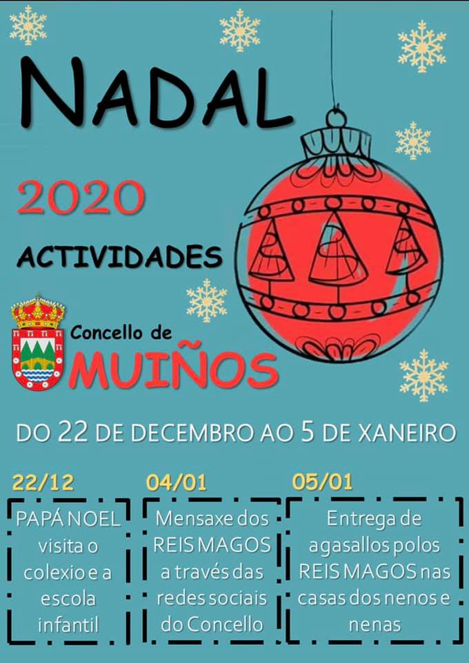 O concello de Muiños presentou o seu programa de Nadal para os nenos e nenas