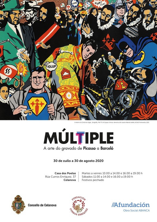 Exposición con gravados orixinais de Picasso, Miró, Barceló e Tapies entre outros