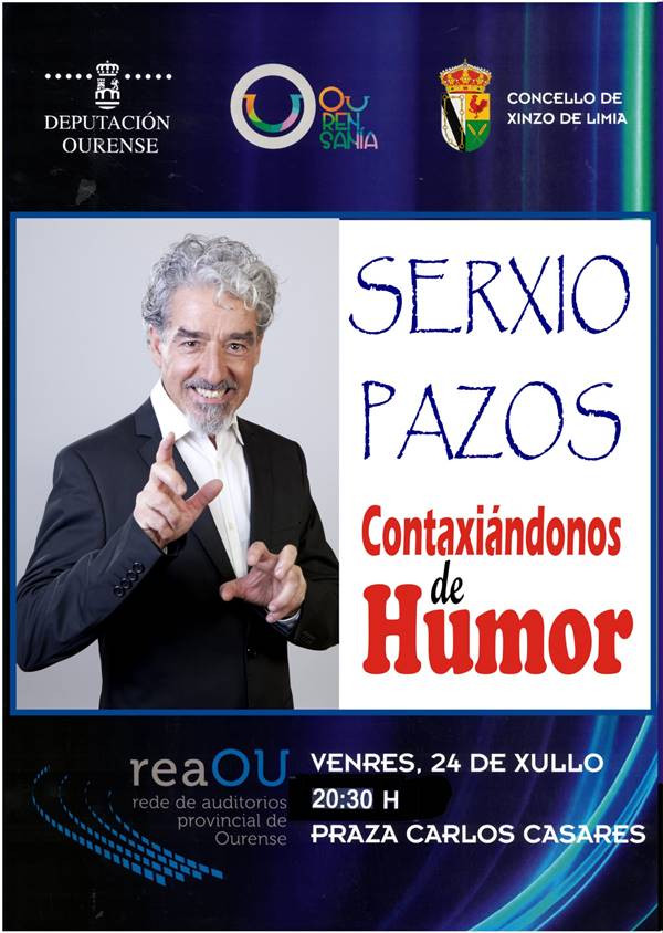 Serxio Pazos en Xinzo co espectáculo 