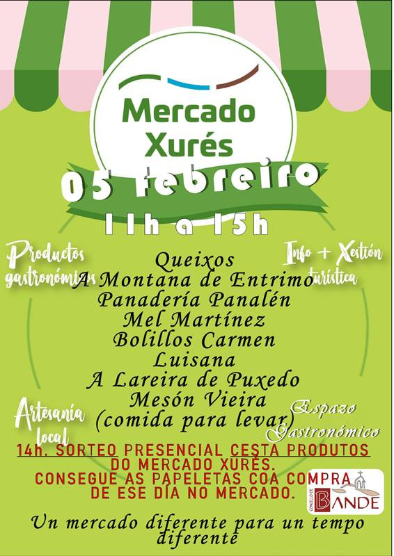 O Mercado Xurés abrirá de novo as súas portas este domingo 5 en Bande