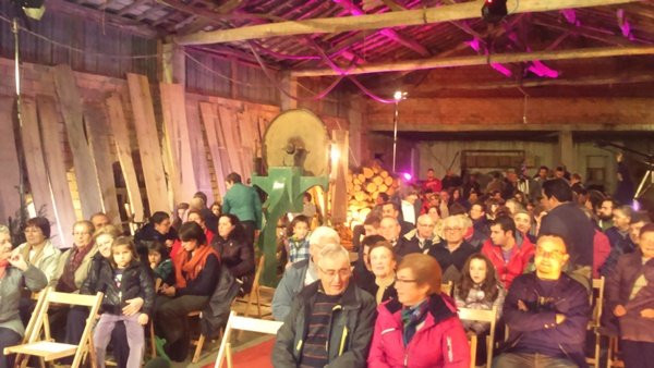 Un pendello dun veciño de Sarreaus convértese nun plató de televisión por un día