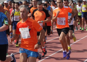 O limiao Rubén Diz gaña a carreira que se celebrou no Campus de Ourense